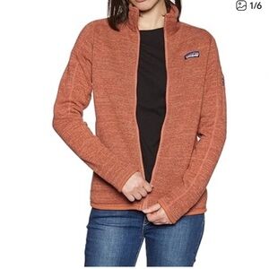 Worn a handful of times. Patagonia women’s better fleece zip jacket, size Large